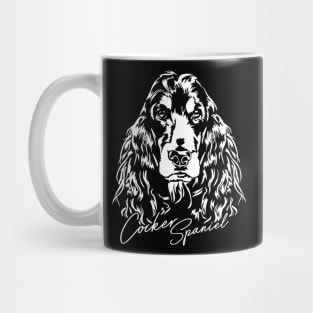 English Cocker Spaniel dog portrait Mug